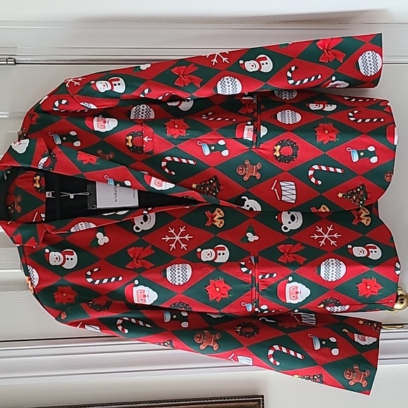wisholic Other - WISHOLIC BRAND HOLIDAY CHRISTMAS MEN'S RED BLAZER SIZE 2XL, 3XL, OR 4XL